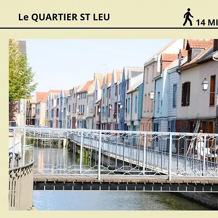 Jacobin-Centre Ville-Paisible-2 Couchages Amiens Exterior photo