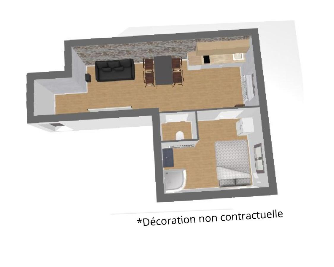 Apartment Jacobin-centre Ville-paisible-2 Couchages