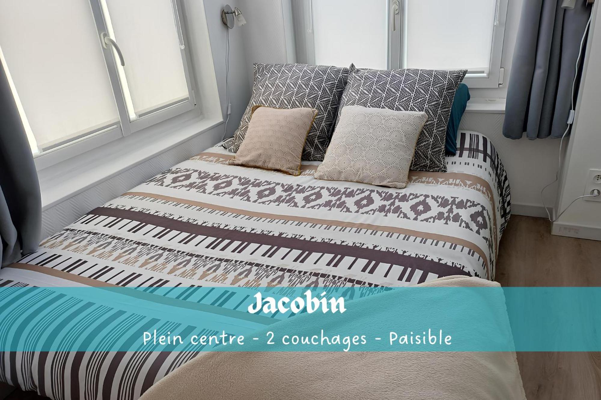 Jacobin-centre Ville-paisible-2 Couchages Appartement